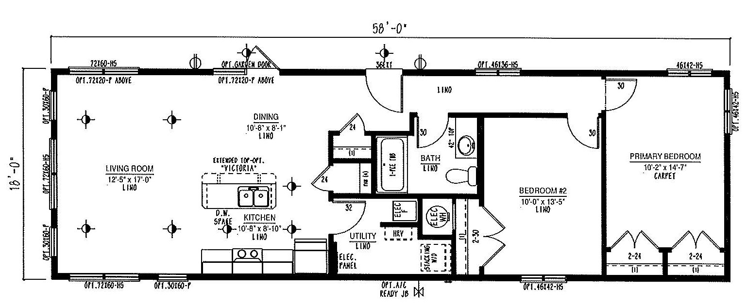 Hawthorne floorplan/blueprint