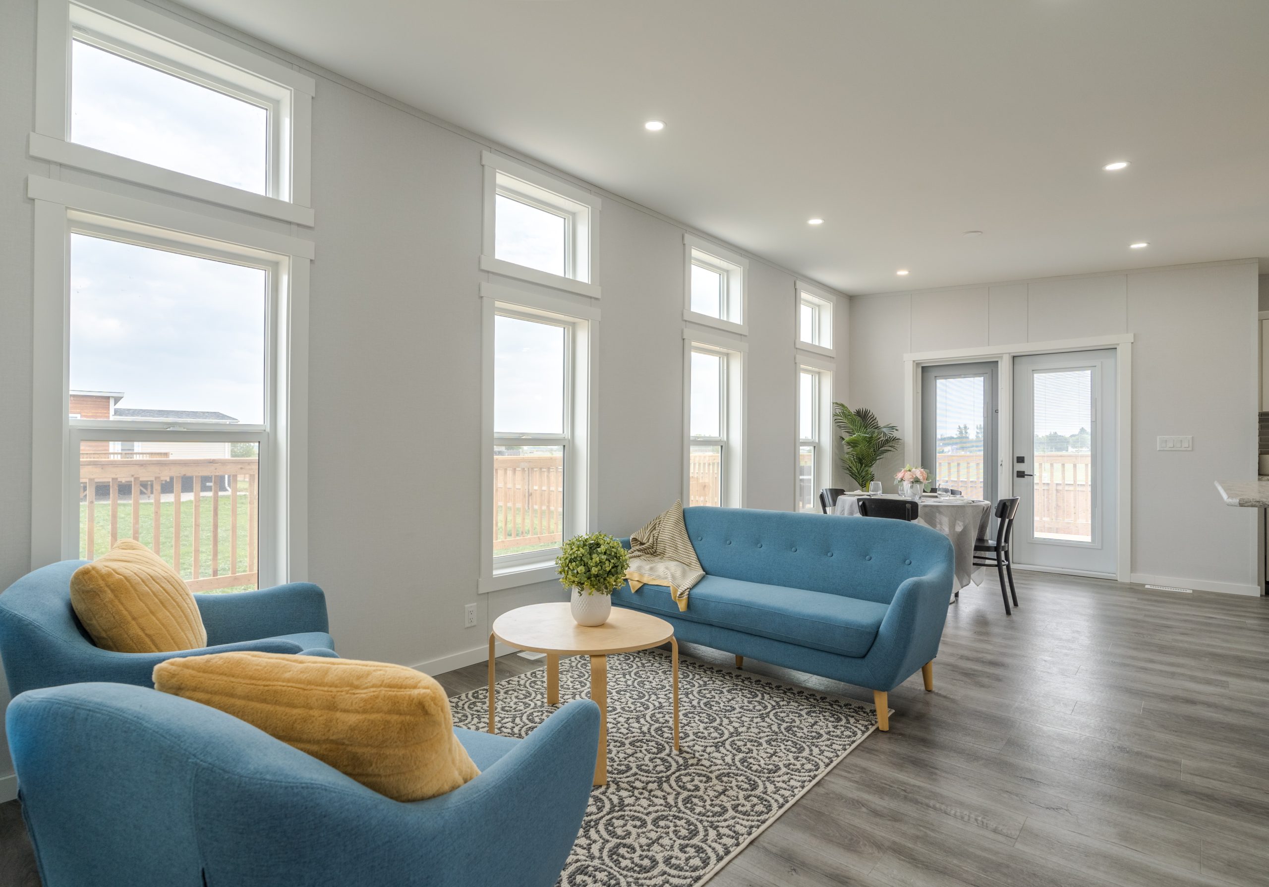 Interior of Prairie House