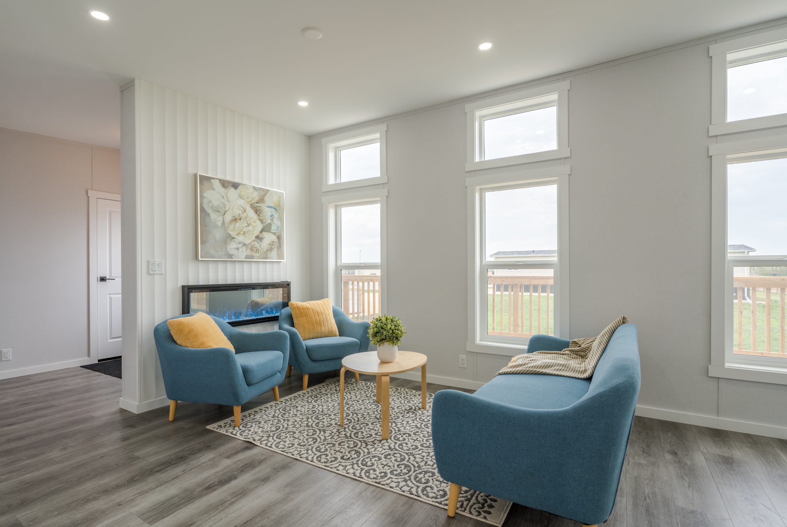 Interior of Prairie House