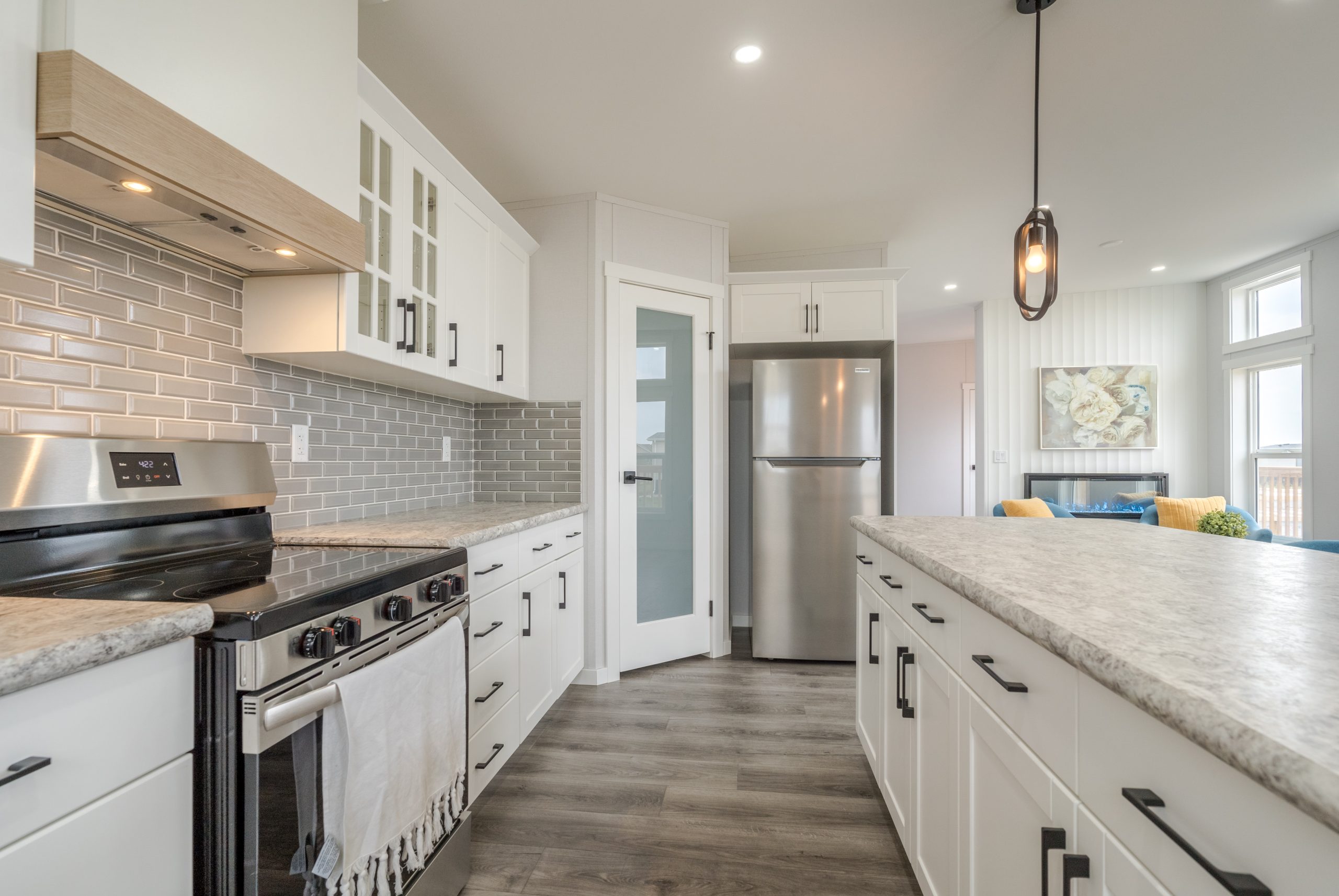 Interior of Prairie House