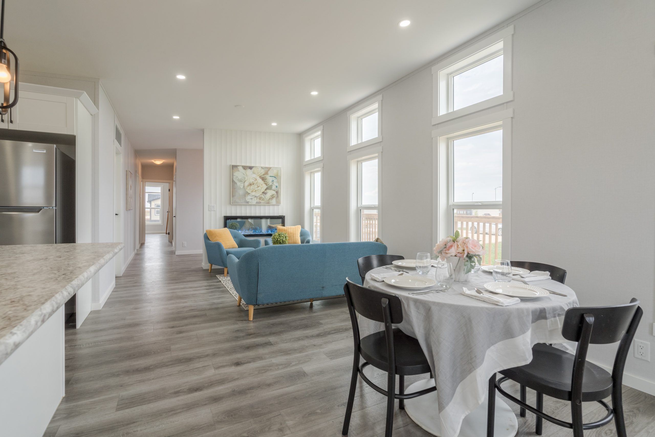 Interior of Prairie House